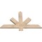 Ekena Millwork Kennewick Smooth Timber Gable Bracket, Douglas Fir, 36"W x 21"H x 1 1/2"D x 3 1/2"F, 14/12 Pitch GBW036X21X0204KEN00SDF - alternate 5
